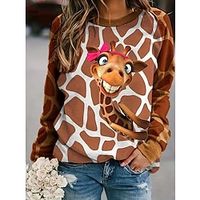 Animal Animal Hoodie Cartoon Manga Anime Graphic Hoodie For Men's Women's Unisex Adults' 3D Print 100% Polyester Party Casual Daily miniinthebox