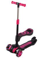Megastar MW Cool Wheelie Double Combo Seat Kick Scooter - Pink (UAE Delivery Only)