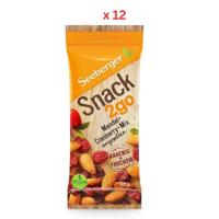 Seeberger Snack 2Go Mandel Cranberry Mix, 12X50G