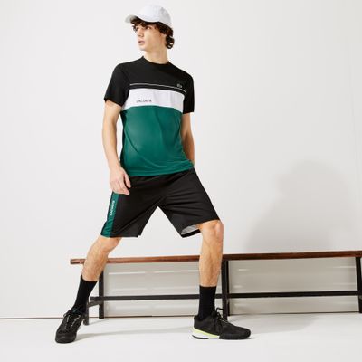 Men’s Lacoste SPORT Contrast Bands Lightweight Shorts Men’s Lacoste SPORT Contrast Bands Lightweight Shorts