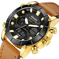 smael multifunctional sports watch men's waterproof calendar belt quartz watch Lightinthebox - thumbnail