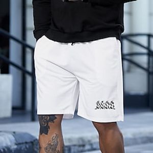 Men's Stylish Classic Style Active Shorts Elastic Drawstring Design Front Pocket Print Short Pants Sports Outdoor Casual Cartoon Graphic Prints Cotton Blend Comfort Breathable Mid Waist 1 2 3 4 5 S M miniinthebox