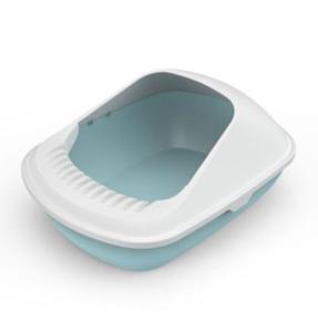 Pawsitiv Emma Classic Litter Tray With Anti-Splash Cradel MSP-B02 Blue