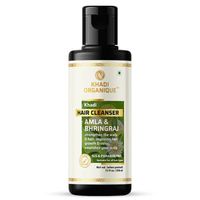 Khadi Organique Amla & Bhringraj Hair Cleanser ( SLS & Paraben Free) 210ml