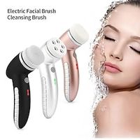 4 in 1 Facial Cleansing Brush Electric Deep Pores Cleaning Brush Skin Exfoliation Blackhead Removal Acne Cleaner Face Brighten Lightinthebox - thumbnail