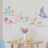 Love / Animals Wall Stickers Living Room / Kids Room kindergarten Removable / Pre-pasted PVC Home Decoration Wall Decal 1pc miniinthebox Love / Animals Wall Stickers Living Room / Kids Room kindergarten Removable / Pre-pasted PVC Home Decoration Wall Decal 1pc miniinthebox
