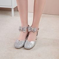 Girls' Sandals Princess Shoes PU Synthetics Big Kids(7years ) Pink Gold Silver Summer Lightinthebox - thumbnail