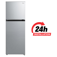 Midea 346L Top Mount Fridge | Frost Free, Smart Sensor | Inverter, Active-C Fresh | Multi-Air Flow, Electronic Control | Silver | MDRT346MTE50D