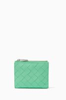 Mini Bi-fold Zip Wallet in Intrecciato Nappa - thumbnail