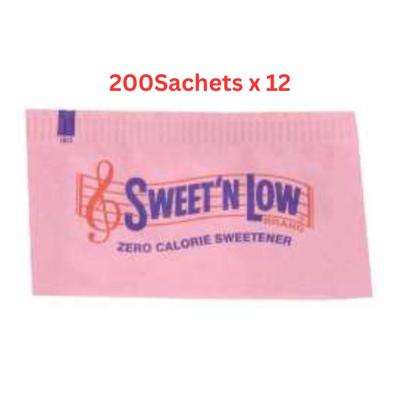 Sweet'N Low Zero Calorie Sweetener 200 Sachets 12X160G