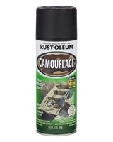 RustOleum Camouflage Spray Black 12Oz