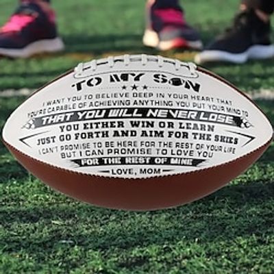 TO MY SONPrint Footballs For Outdoor Training AndRecreational Play With Official Standard Size Birthday Gift ForSon Super Foot Bowl Goods super bowl Lightinthebox TO MY SONPrint Footballs For Outdoor Training AndRecreational Play With Official Standard Size Birthday Gift ForSon Super Foot Bowl Goods super bowl Lightinthebox