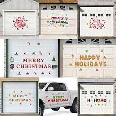 Christmas Party Magnetic Sticker Refrigerator Sticker Garage Door Decoration Pvc Wall Sticker Decoration miniinthebox