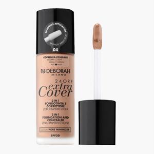 Deborah 24Ore Extra Cover 2 in 1 Foundation and Concealer - 30 ml