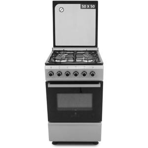 Gratus 50×50 Full Gas Free Standing Cooker With Four Euro Burners, Model- CR55KTSS1