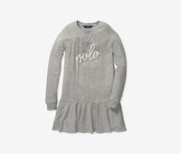 French Terry Graphic Dress  Grey Heather - thumbnail