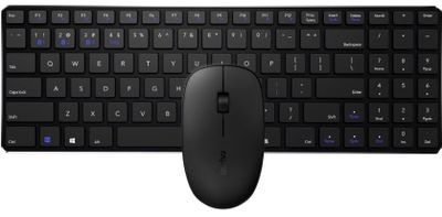 Rapoo 9300M Multimode Wireless Ultra-Slim Combo Keyboard & Mouse Black En - 18123 Rapoo 9300M Multimode Wireless Ultra-Slim Combo Keyboard & Mouse Black En - 18123