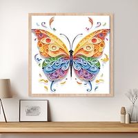 1pc Animal DIY Diamond Painting Beautiful Butterfly Diamond Painting Handcraft Home Gift Without Frame Lightinthebox - thumbnail