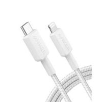 Anker 322 USB-C to Lgt Cable (6ft Braided) White