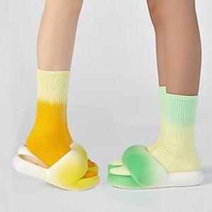 New Bread Sandals And Slippers Pure Color Eva Material Soft Comfortable Non-slip Wear-resistant Not Smelly Feet Men And Women Slippers miniinthebox