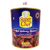 Super Chef Red Kidney Beans 2500Gm (Pack Of 6)