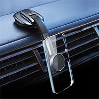 Magnetic Phone Holder For Car  Built-in 6 Strong Magnets  Reusable Washable Strong Suction Car Phone Holder Mount Dashboard Windshield Cell Phone Holder Phone Stand For Car Fit For All Smartphone Lightinthebox - thumbnail