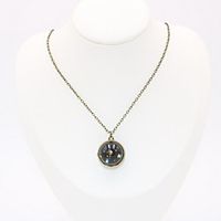 Women's Men's Pendant Necklace Necklace Classic Mini Dainty Unique Design Fashion Modern Resin Chrome Black 48 cm Necklace Jewelry 1pc For Street Carnival Holiday Club Festival / Charm Necklace miniinthebox - thumbnail