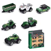 Little Story Alloy Sliding Farmer's Vehicle 6Pcs - Multicolor LS_6PASFV_MU