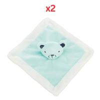 Trixie Junior Snuggler Plush Toy For Dogs - Green 30X30Cm (Pack Of 2)
