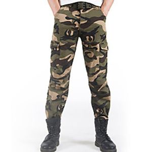 Men's Work Pants Hiking Cargo Pants Track Pants Winter Outdoor Thermal Warm Windproof Fleece Lining Ripstop Army green camouflage Navy blue camouflage Black and white camouflage 30 31 32 33 34 Lightinthebox
