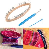 32 Peg Socks Wool Yarn Knitting Loom DIY Craft Wooden Weaving Tools