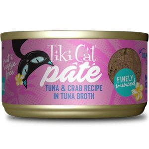 Tiki Cat Grill Tuna & Crab Recipe Pate 2.8 Oz.