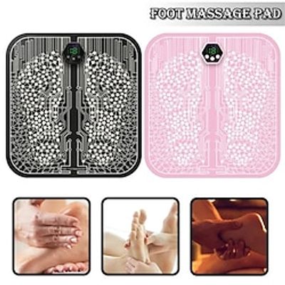 19 Level EMS Electric Foot Massager Pad Blood Circulation Muscle Stimulator Mat Lightinthebox