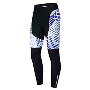 21Grams Men's Cycling Tights Spandex Bike Tights Quick Dry Moisture Wicking Sports Polka Dot Green  Blue Mountain Bike MTB Road Bike Cycling Clothing Apparel Bike Wear  Stretchy  Athleisure Lightinthebox