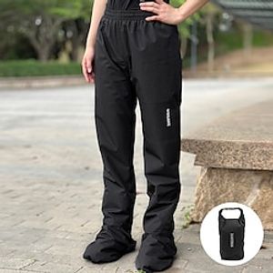 WOSAWE motorcycle riding rain pants windproof and waterproof bicycle outdoor riding hidden shoe cover long pants Lightinthebox