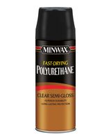 Minwax Fast Drying Polyurethane Aerosol Clear Semi Gloss - thumbnail