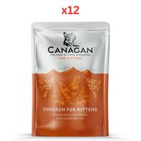 Canagan Chicken Kitten Wet Cat Food 85g Pouch (Pack of 12)