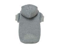 Pets Club Custom Soft Fleece Blank Designer Dog Hoodie Pet Cloth Gray - 3XL