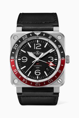 BR 03-93 GMT Watch in Stainless Steel