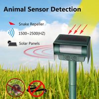 Solar Power Ultrasonic Pest Animal Repeller