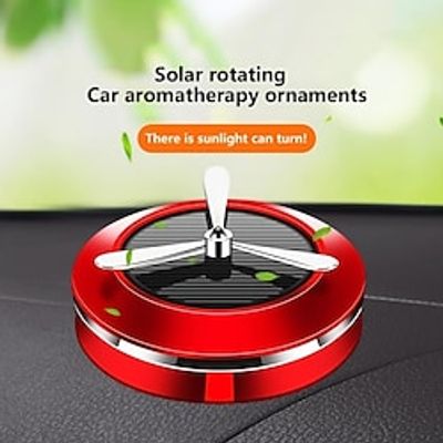 Car Air Freshener Solar Energy Rotating Ocean Car Aromatherapy Diffuser Interior Decoration Accessories For Car miniinthebox