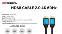 Speiral HDMI To HDMI - 2.0 Cable 3 Meter 4K 60 Hz - SP1024