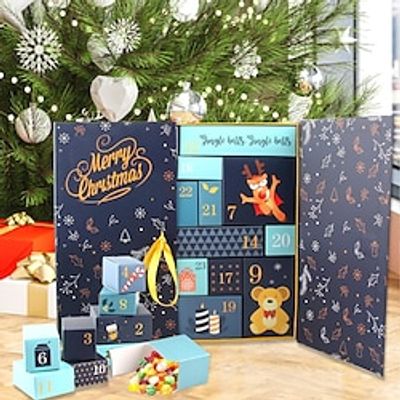 Advent Calendar Package Box, DIY Advent Calendar with 24 Christmas Gift Boxes, Christmas Countdown Calendar, Advent Calendar Kit Lightinthebox