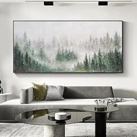 Mintura Handmade Texture Oil Paintings On Canvas Large Wall Art Decoration Modern Abstract Tree Landscape Picture For Home Decor Rolled Frameless Unstretched Painting Lightinthebox