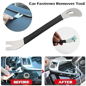Multifunctional Stainless Steel Durable Two-end Trim Removal Level Pry Tools Car Door Panel Terminal Fastener Remover Tool miniinthebox