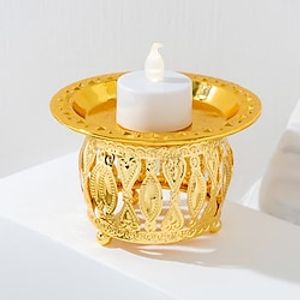 Modern Contemporary Simple Style Metal Candle 1pc Candle Holders Lightinthebox