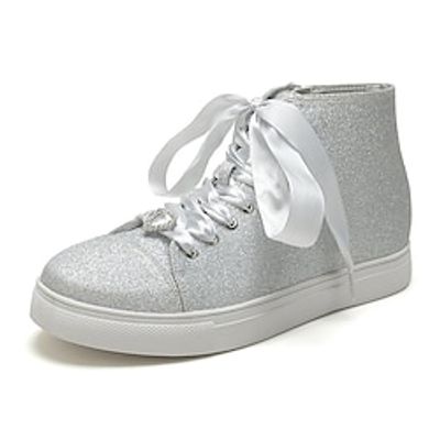 Women's Wedding Shoes Dress Shoes White Shoes High Top Sneakers Wedding Party Daily Bridal Shoes Bridesmaid Shoes Wedding Sneakers Winter Zipper Lace-up Flat Heel Round Toe Casual Comfort Preppy Lightinthebox Women's Wedding Shoes Dress Shoes White Shoes High Top Sneakers Wedding Party Daily Bridal Shoes Bridesmaid Shoes Wedding Sneakers Winter Zipper Lace-up Flat Heel Round Toe Casual Comfort Preppy Lightinthebox