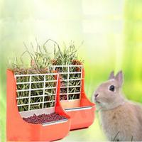 Plastic Grass Shelf Small Pet Rabbit Grass Hay Feeder