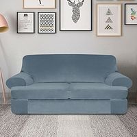 Velvet Couch Covers for 2 Cushion Couch Sofa Plus Size Loveseat High Stretch Luxury Velvet Plush 3 Pieces Sofa Slipcovers with Elastic Bottom Furniture Protector for Pets Machine Washable miniinthebox - thumbnail