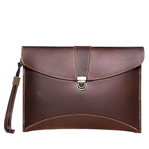 Men's Clutch Wristlet Wallet Nappa Leather Cowhide Tassel Zipper Daily Coffee Lightinthebox
